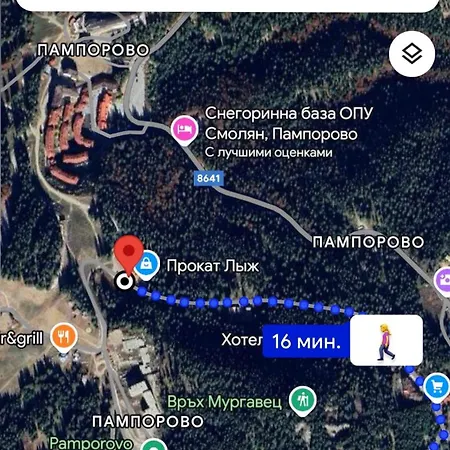 гранд ризорт с камином и видом на лес شقة بامبوروفو